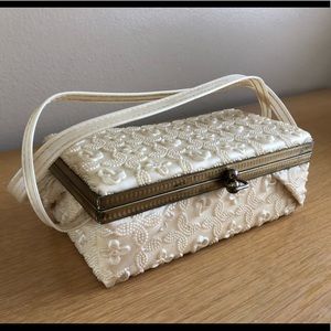 Vintage 50’s Embossed Vinyl Box Purse